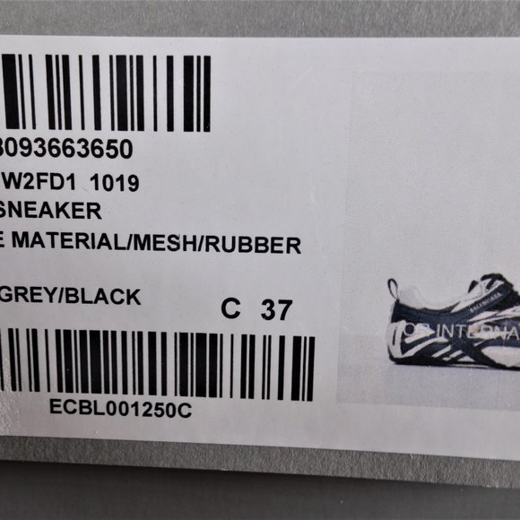 Balenciaga 37 Drive Sneakers Flats Low Top New - Picture 11 of 12